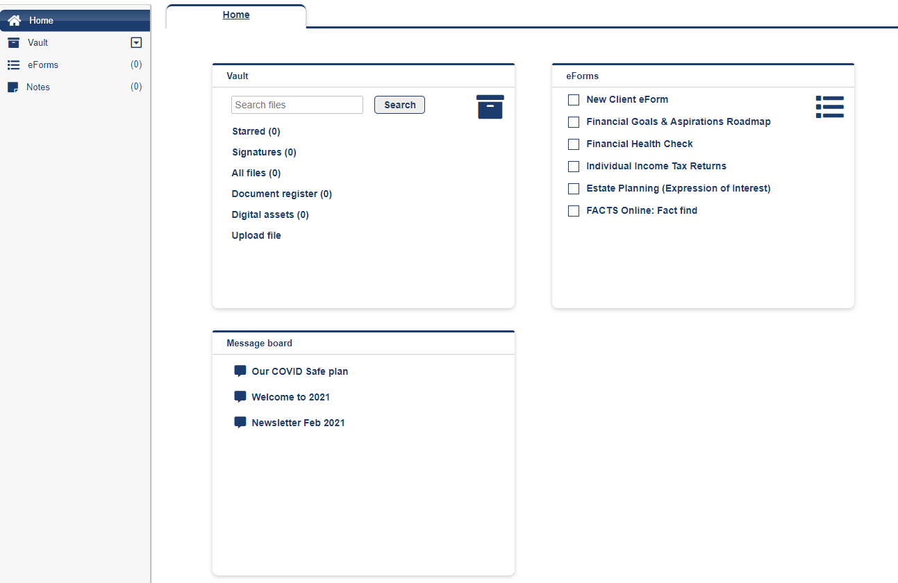 Client Dashboard